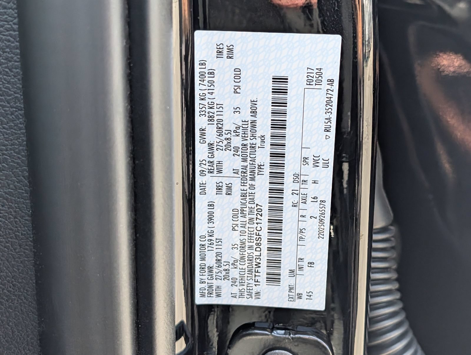 Certified 2025 Ford F150 XLT w/ Equipment Group 302A MID AWD/4WD image 15