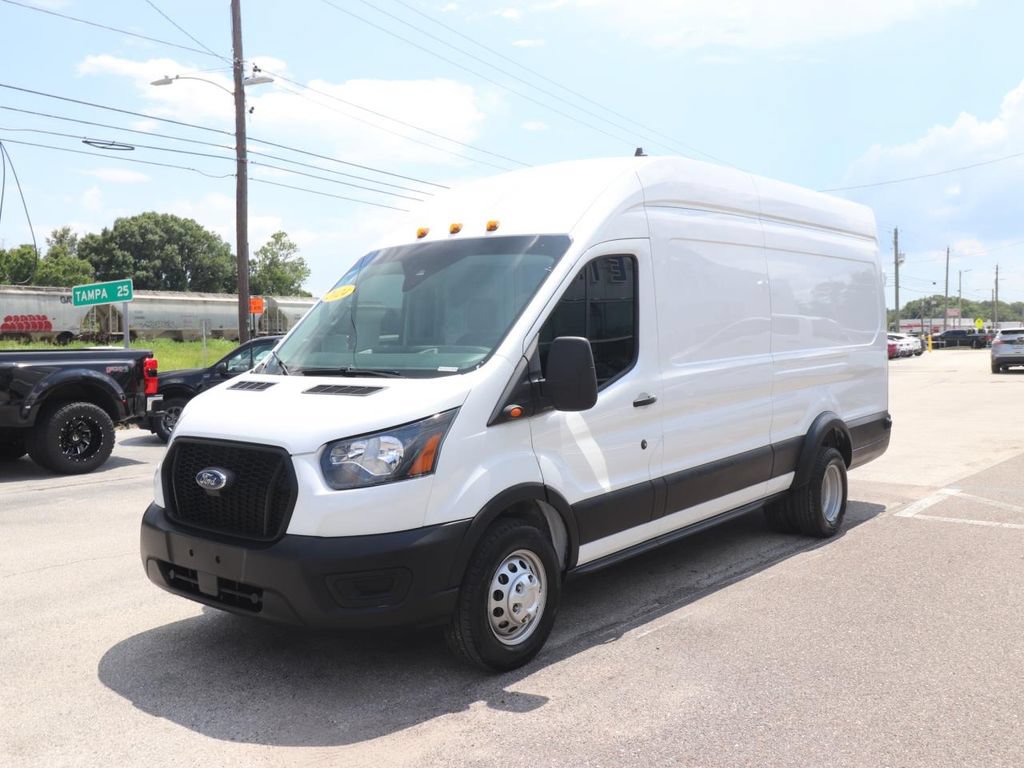 Certified 2024 Ford Transit 350 148 High Roof Extended DRW w/ Load Area Protection Package RWD image 3