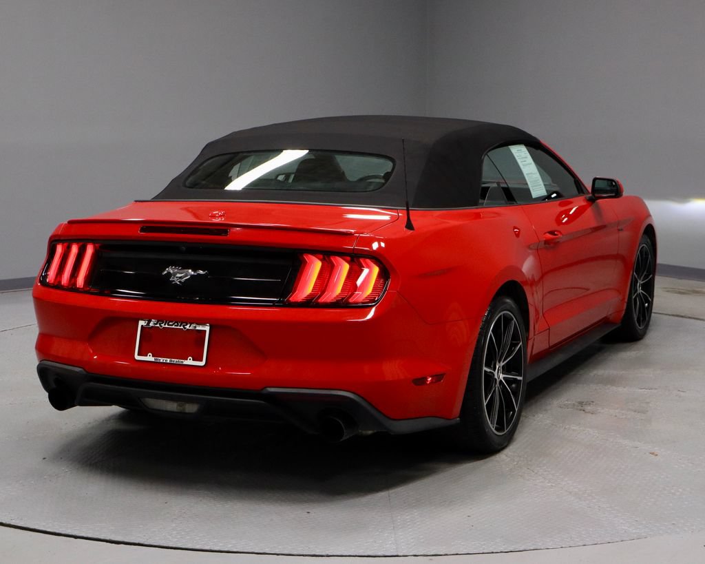 Certified 2020 Ford Mustang Convertible w/ Wheel & Stripe Package RWD image 10