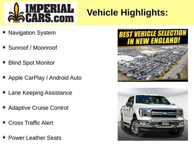 Certified 2024 Ford F150 Lariat w/ Equipment Group 502A High AWD/4WD image 5