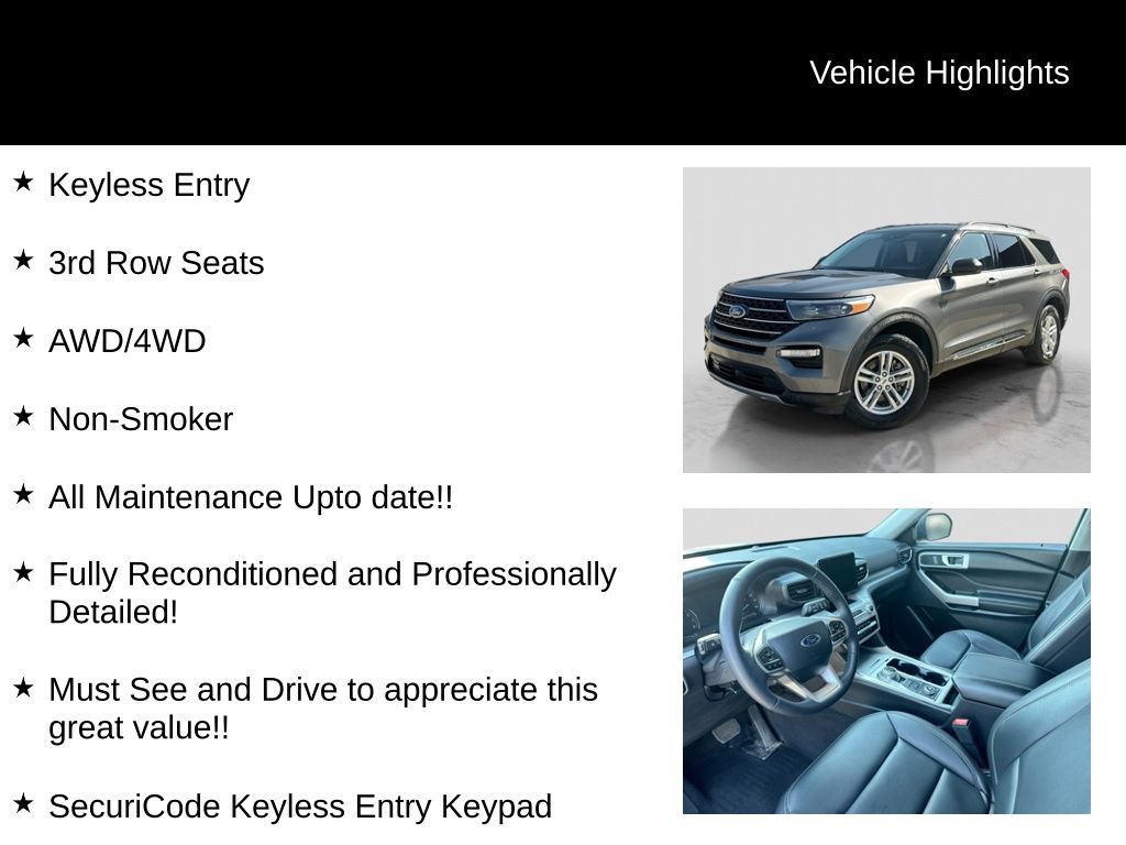 Certified 2024 Ford Explorer XLT w/ Equipment Group 202A AWD/4WD image 16