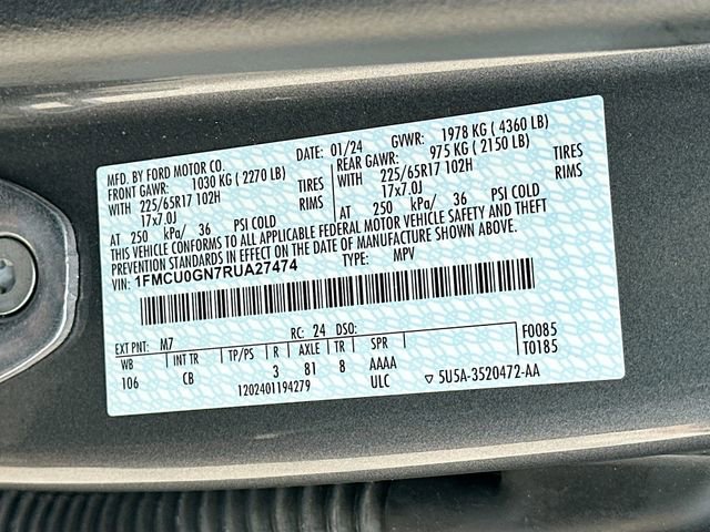Certified 2024 Ford Escape Active FWD image 30