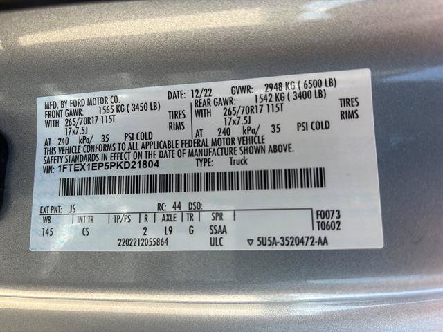 Certified 2023 Ford F150 XL w/ Bed Utility Package AWD/4WD image 21