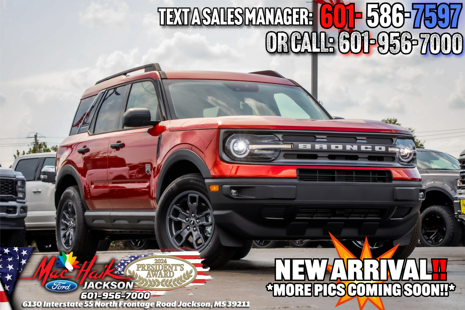 Certified 2024 Ford Bronco Sport Big Bend w/ Convenience Package AWD/4WD image 1