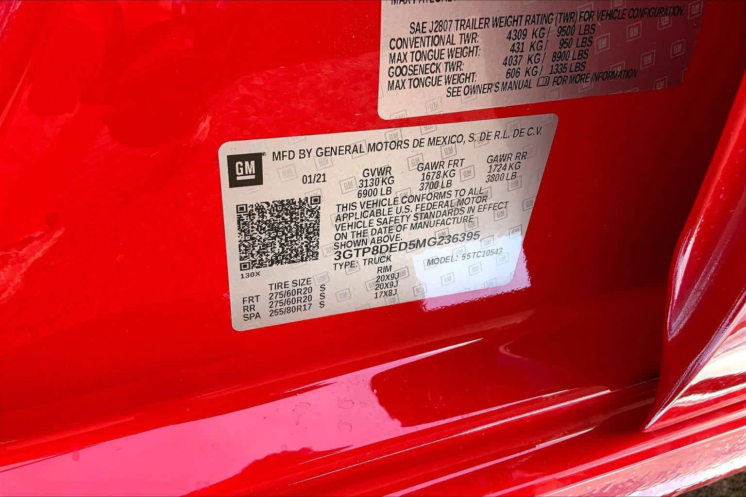 Used 2021 GMC Sierra 1500 SLT RWD image 37