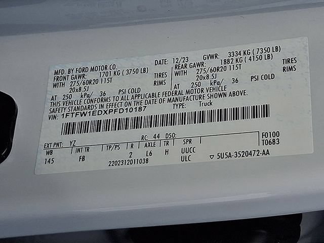 Certified 2023 Ford F150 XLT w/ Equipment Group 302A High AWD/4WD image 36
