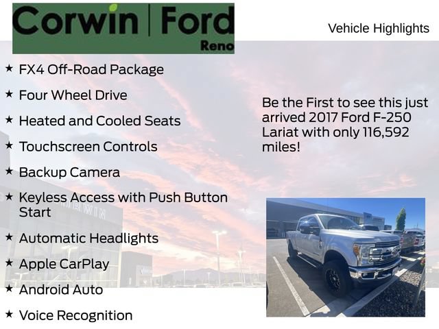 Certified 2017 Ford F250 Lariat w/ Chrome Package AWD/4WD image 4