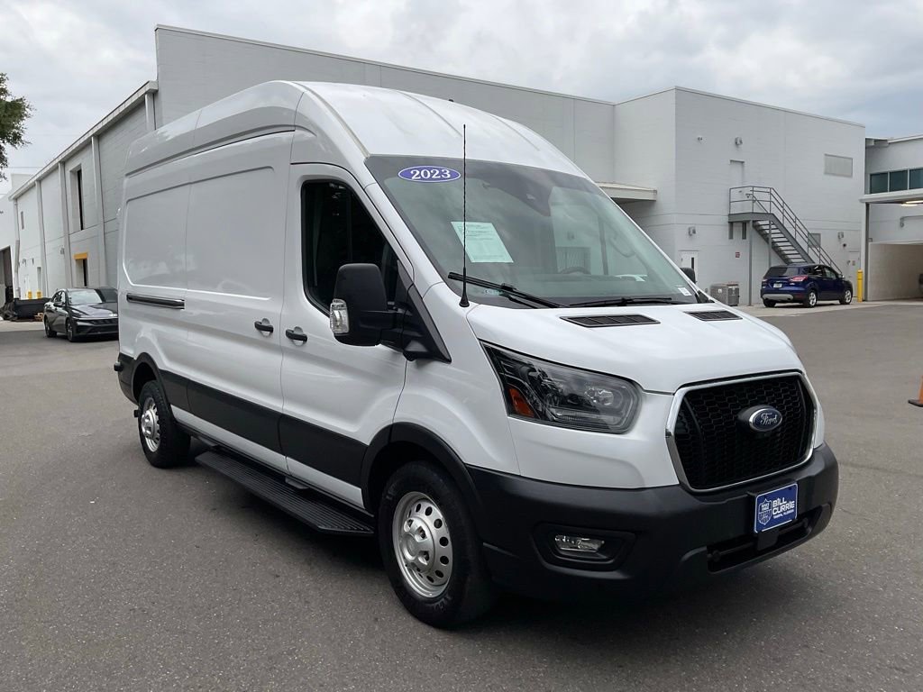 Certified 2023 Ford Transit 350 148 High Roof AWD w/ Upfitter Package image 1