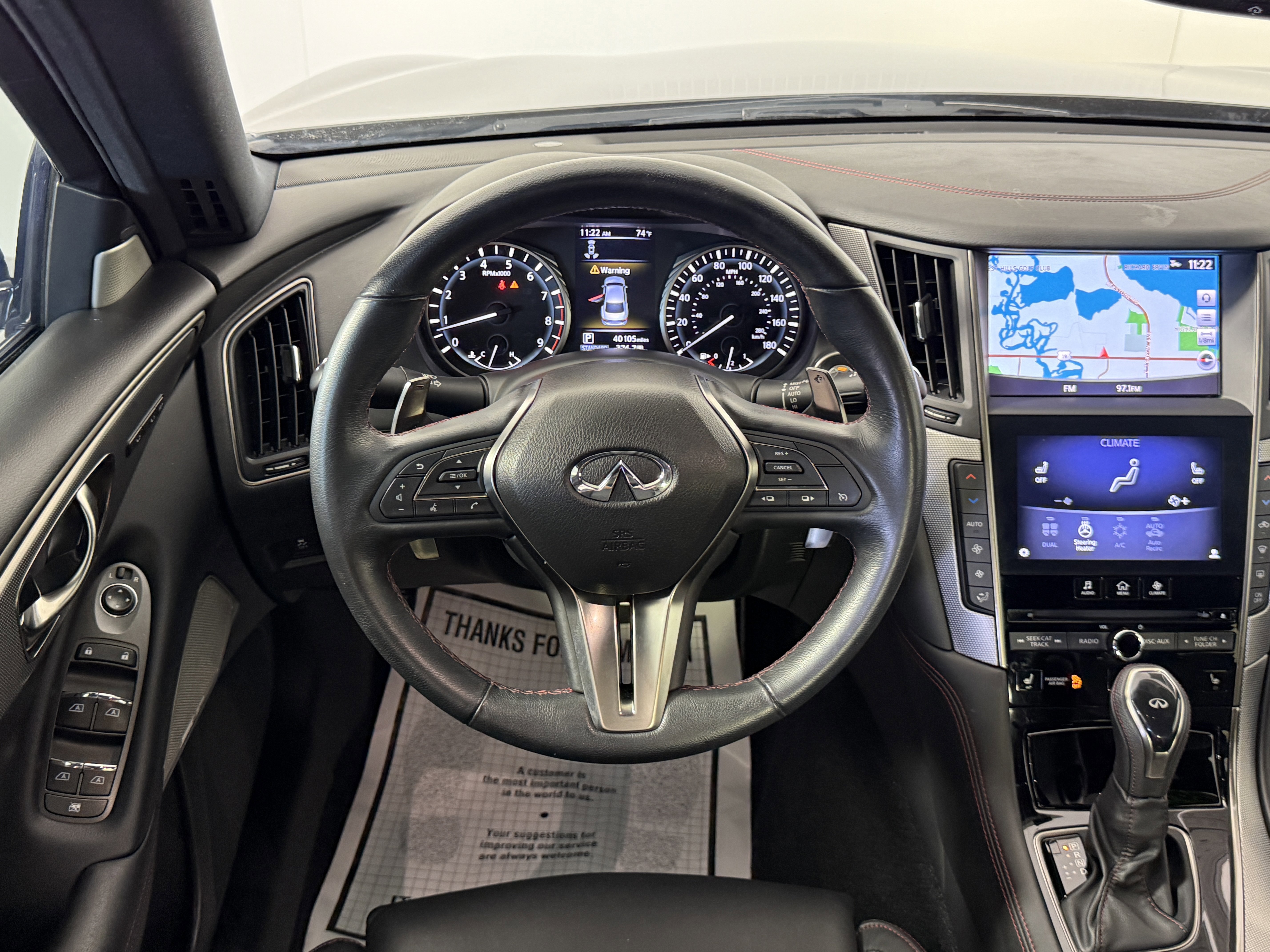 Used 2019 INFINITI Q50 Red Sport 400 w/ Sensory Package image 12