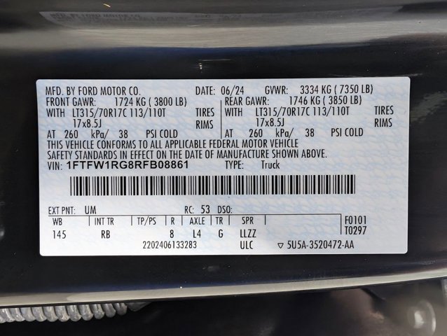 Certified 2024 Ford F150 Raptor image 10