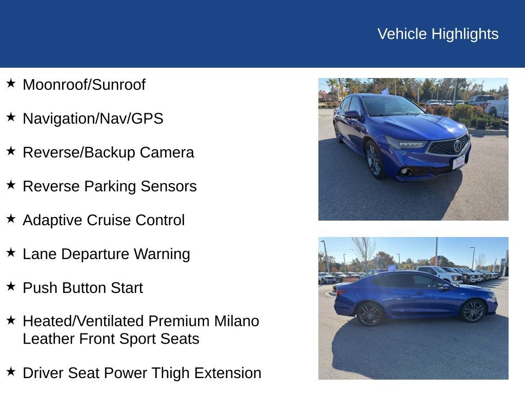 Used 2018 Acura TLX V6 w/ Technology & A-SPEC Pkg image 28