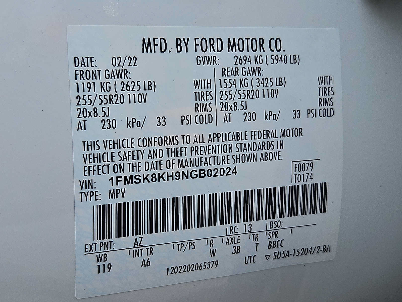 Certified 2022 Ford Explorer ST-Line AWD/4WD image 29