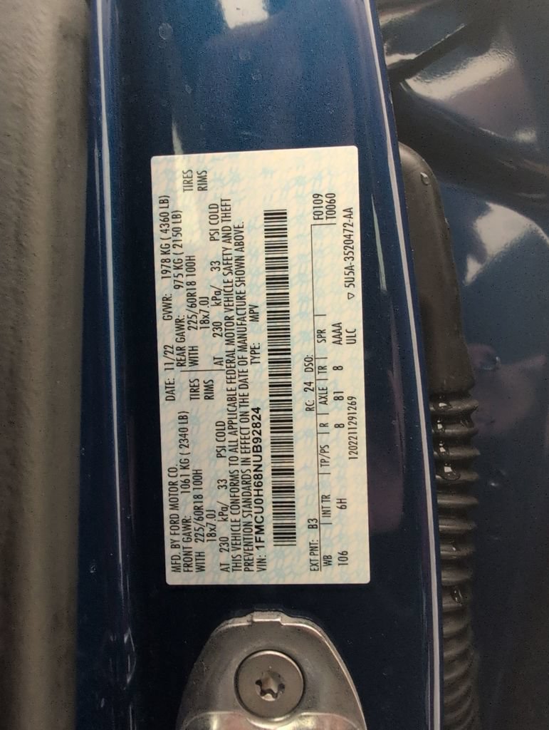 Certified 2022 Ford Escape SEL FWD image 43