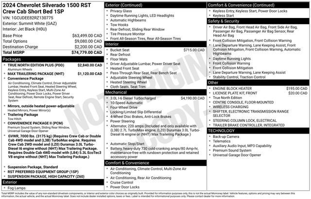 Used 2024 Chevrolet Silverado 1500 RST w/ True North Edition Plus AWD/4WD image 35