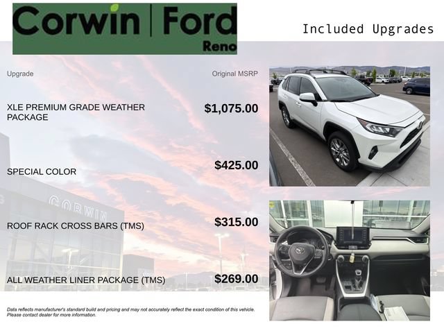 Used 2021 Toyota RAV4 XLE Premium AWD/4WD image 3