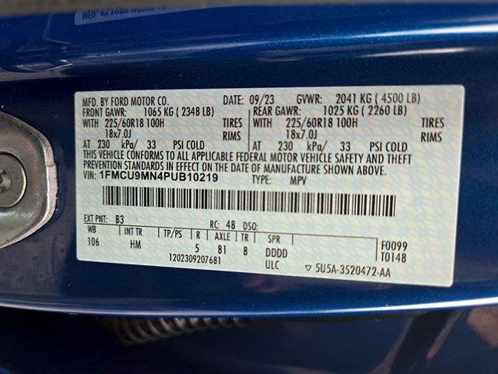 Certified 2023 Ford Escape ST-Line w/ Tech Pack #1 AWD/4WD image 27