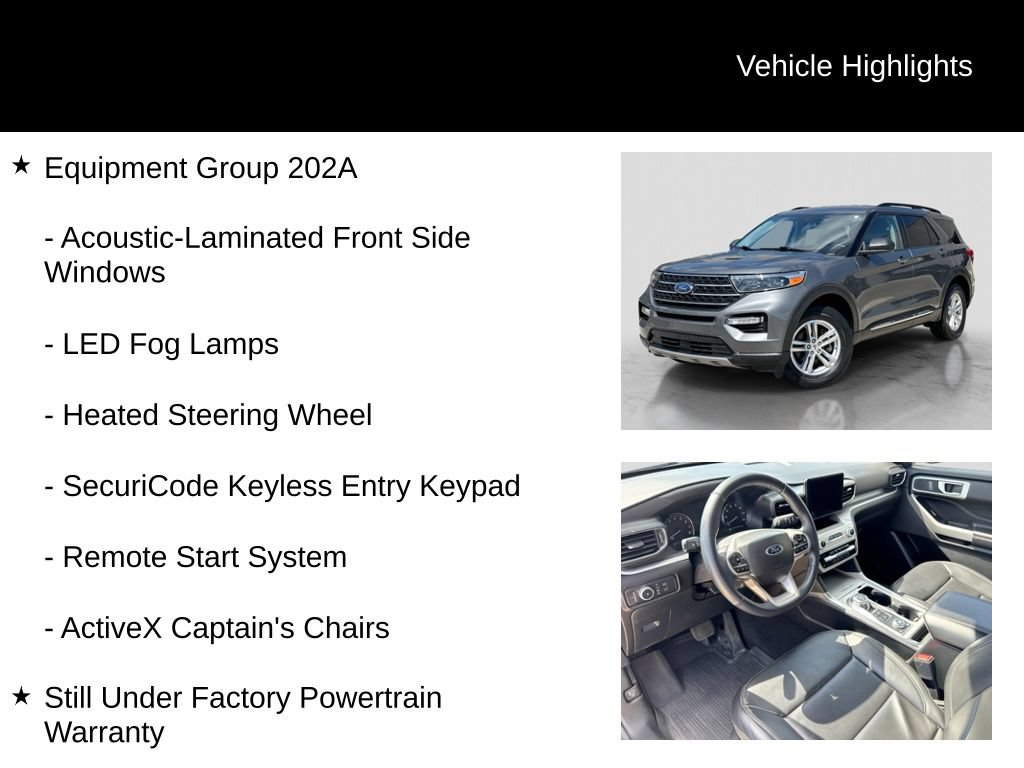 Certified 2022 Ford Explorer XLT w/ Equipment Group 202A AWD/4WD image 6