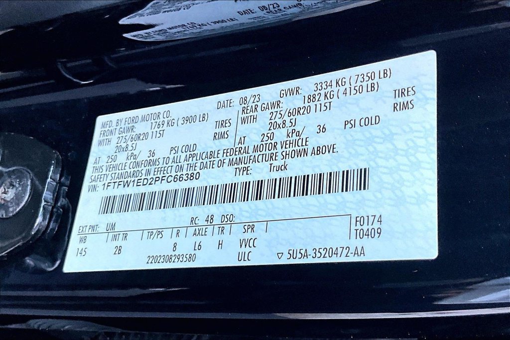 Certified 2023 Ford F150 Lariat w/ Equipment Group 502A High AWD/4WD image 32