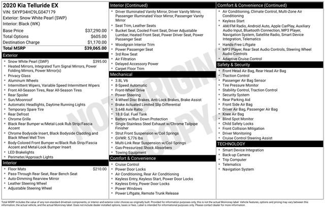 Used 2020 Kia Telluride EX image 10