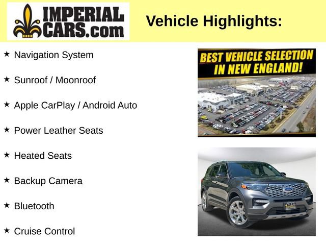 Certified 2020 Ford Explorer Platinum w/ Premium Technology Package AWD/4WD image 3