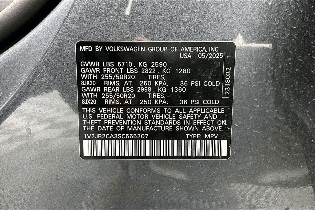 Used 2025 Volkswagen Atlas SE FWD image 36