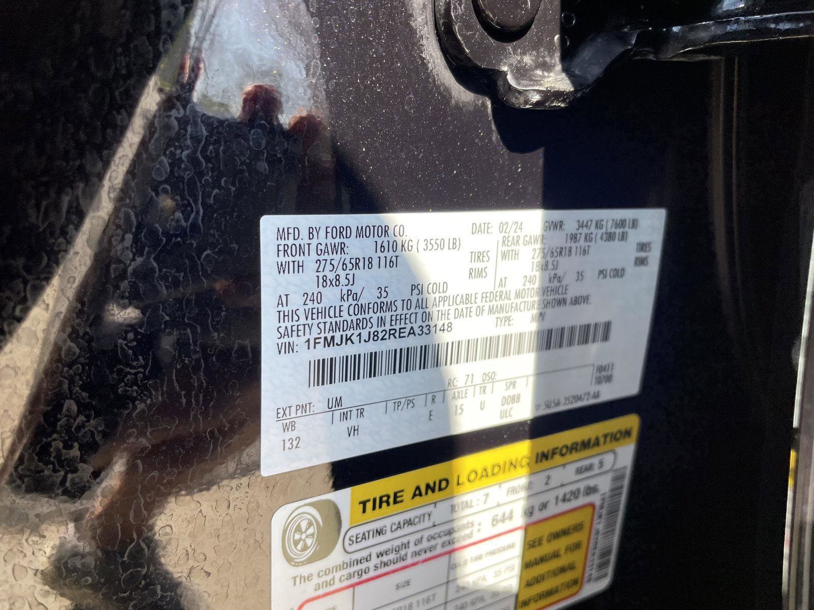 Certified 2024 Ford Expedition Max XLT AWD/4WD image 35
