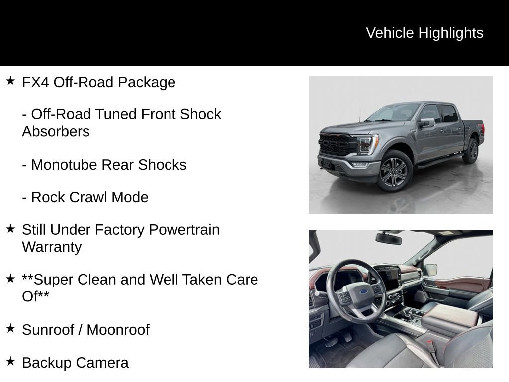 Certified 2023 Ford F150 Lariat w/ Equipment Group 502A High AWD/4WD image 16