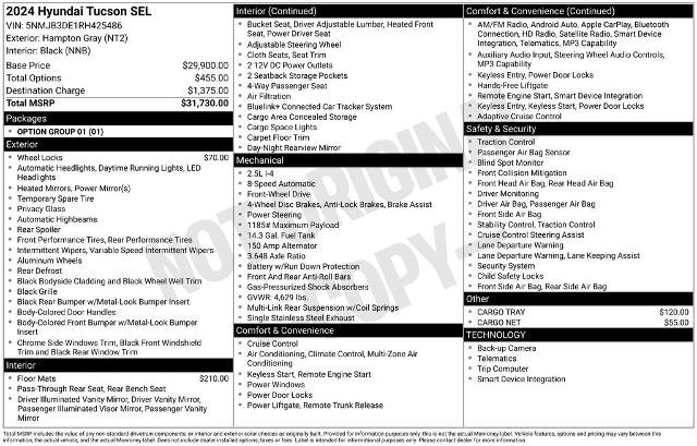 Used 2024 Hyundai Tucson SEL FWD image 4