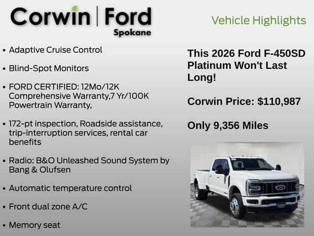 Certified 2026 Ford F450 Platinum AWD/4WD image 7