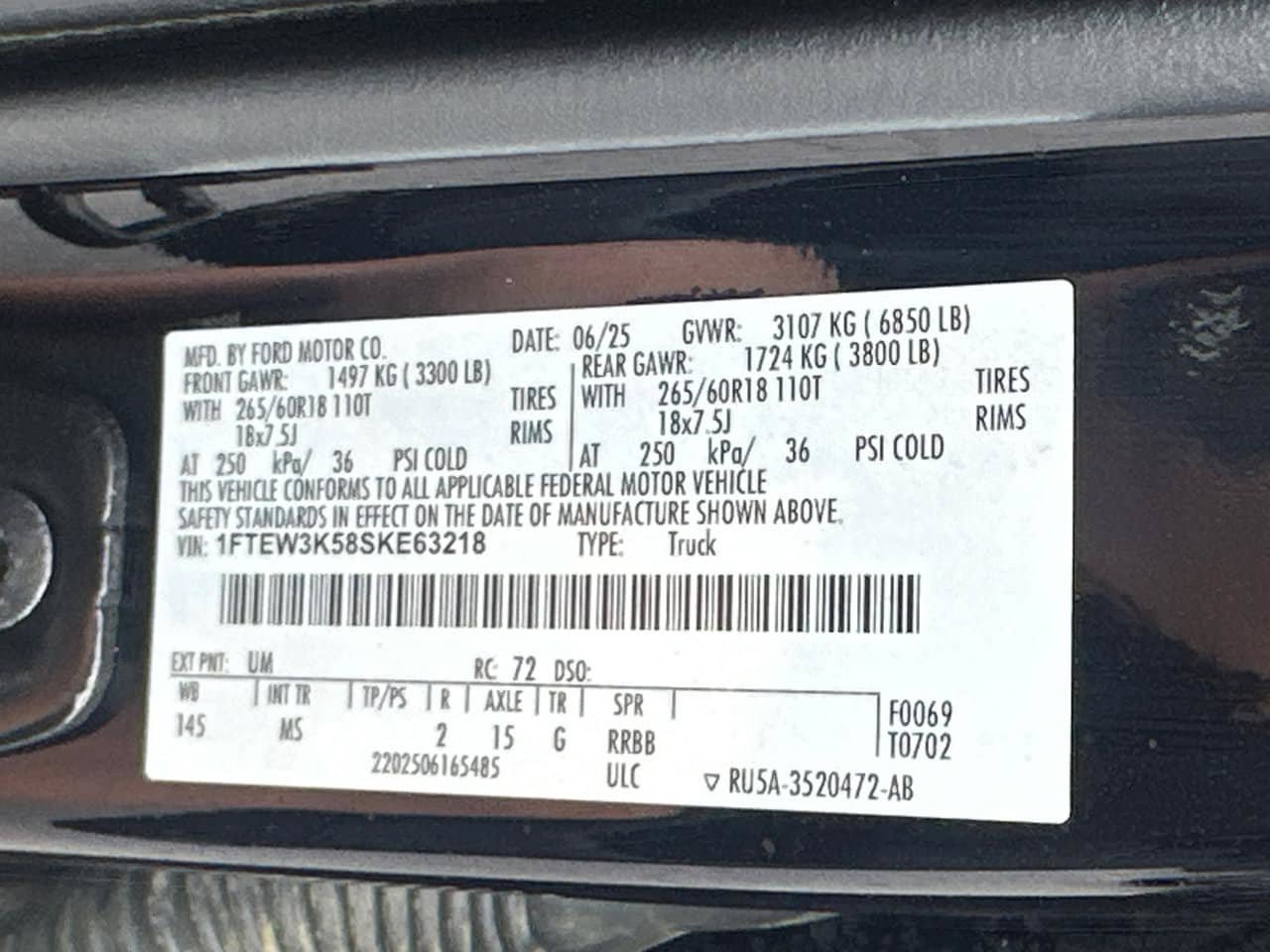 Certified 2025 Ford F150 XLT w/ Equipment Group 301A Standard RWD image 34