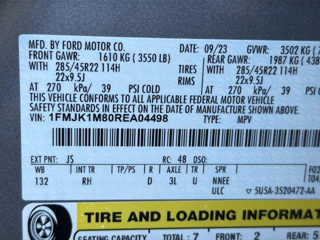 Certified 2024 Ford Expedition Max Platinum AWD/4WD image 35
