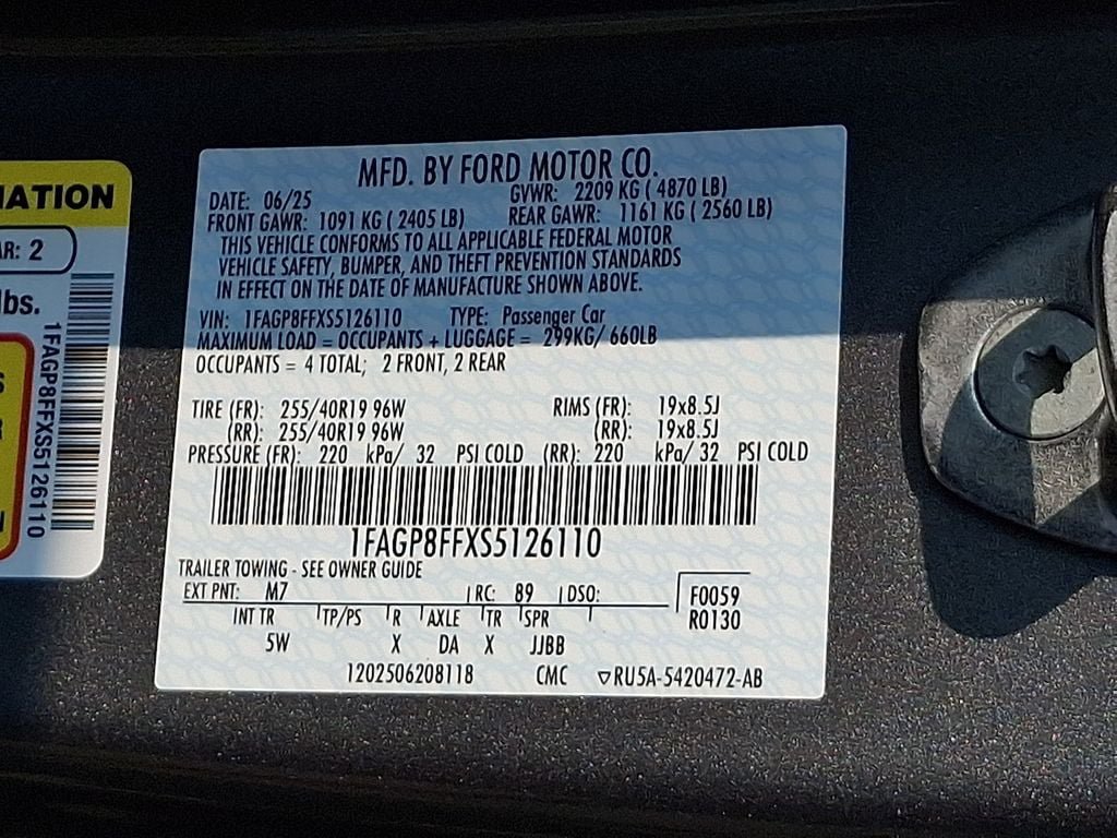 Certified 2025 Ford Mustang GT Premium RWD image 28
