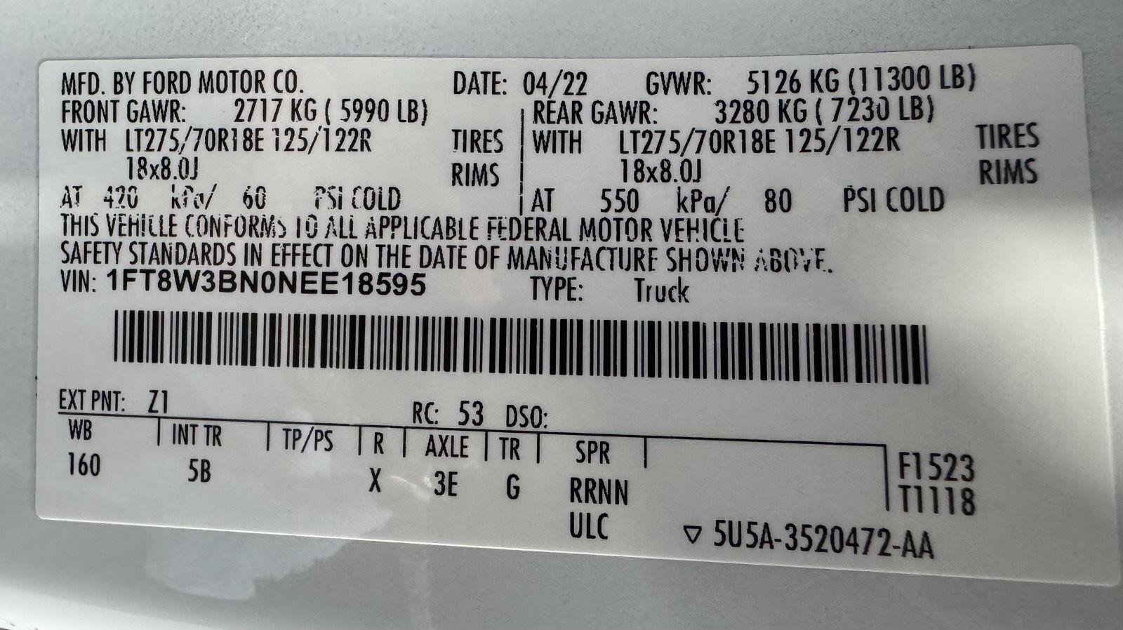 Certified 2022 Ford F350 Lariat w/ Chrome Package AWD/4WD image 41