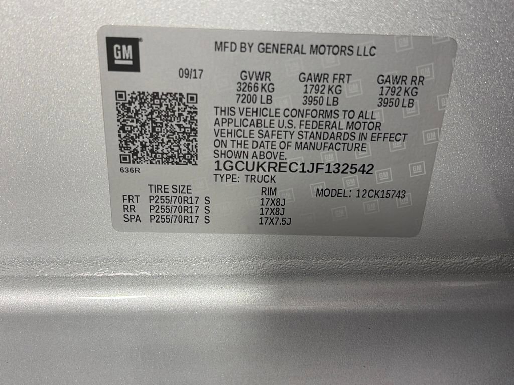 Used 2018 Chevrolet Silverado 1500 LT w/ All Star Edition image 9