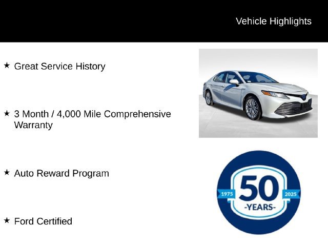 Used 2019 Toyota Camry XLE FWD image 7