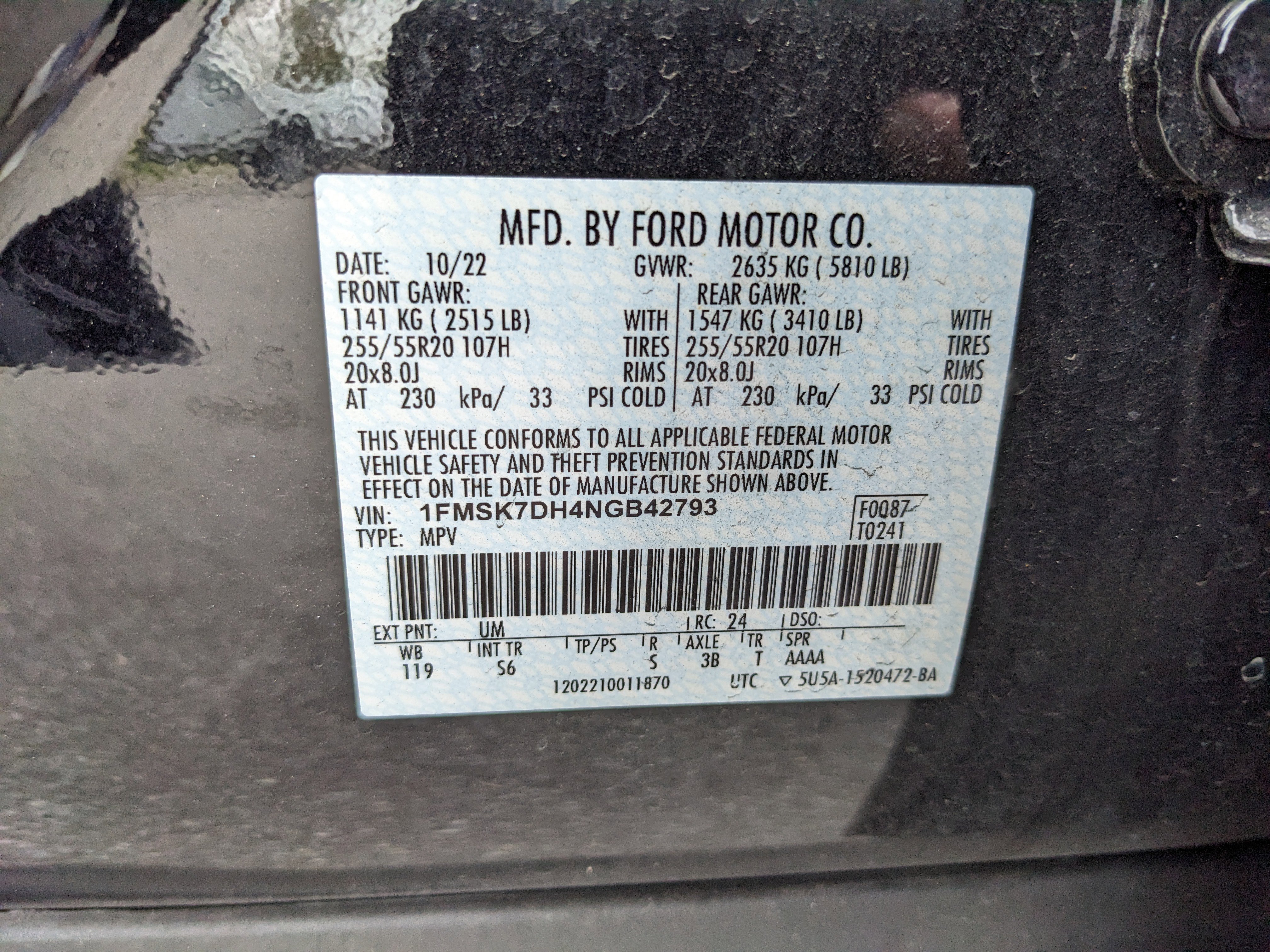 Certified 2022 Ford Explorer XLT w/ Equipment Group 202A image 33