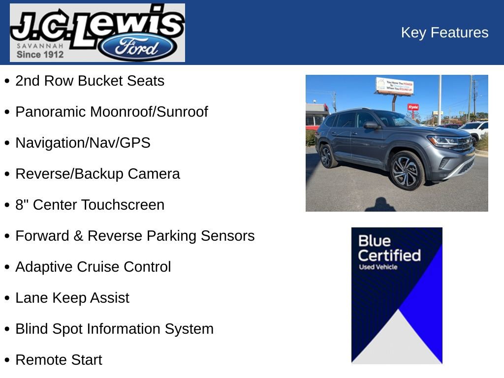 Used 2021 Volkswagen Atlas SEL Premium image 34