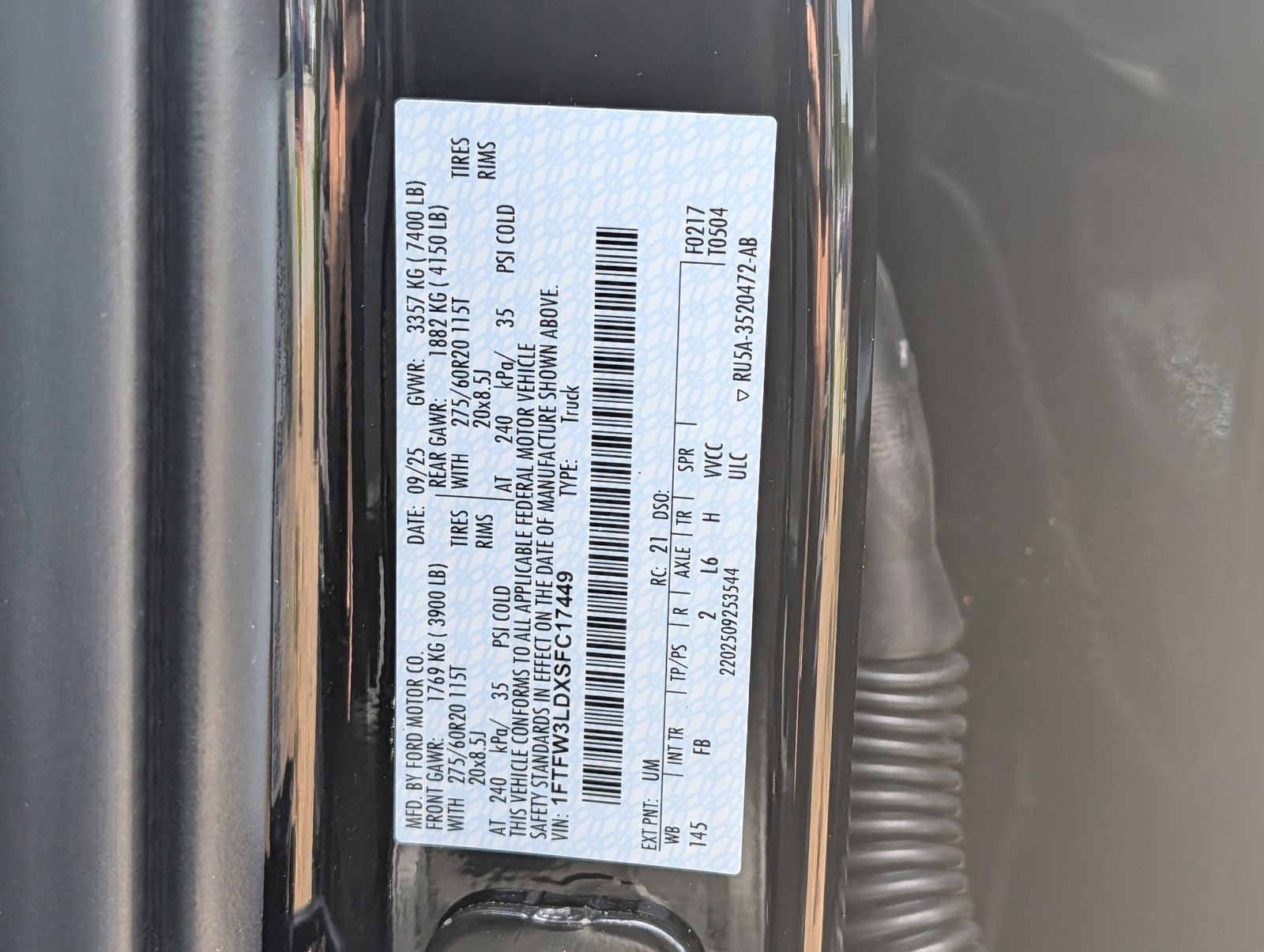 Certified 2025 Ford F150 XLT w/ Equipment Group 302A MID AWD/4WD image 15