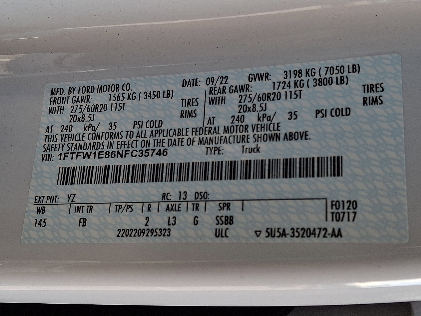 Certified 2022 Ford F150 XLT w/ Equipment Group 302A High image 27