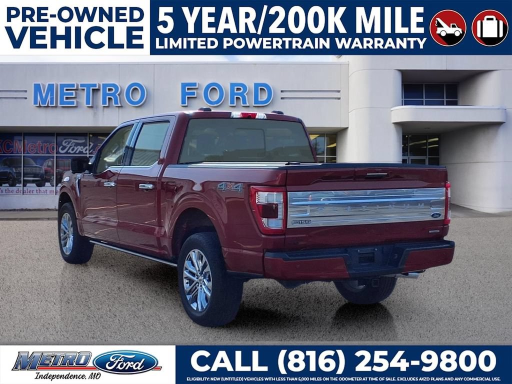 Certified 2022 Ford F150 Platinum w/ Equipment Group 701A High AWD/4WD image 5