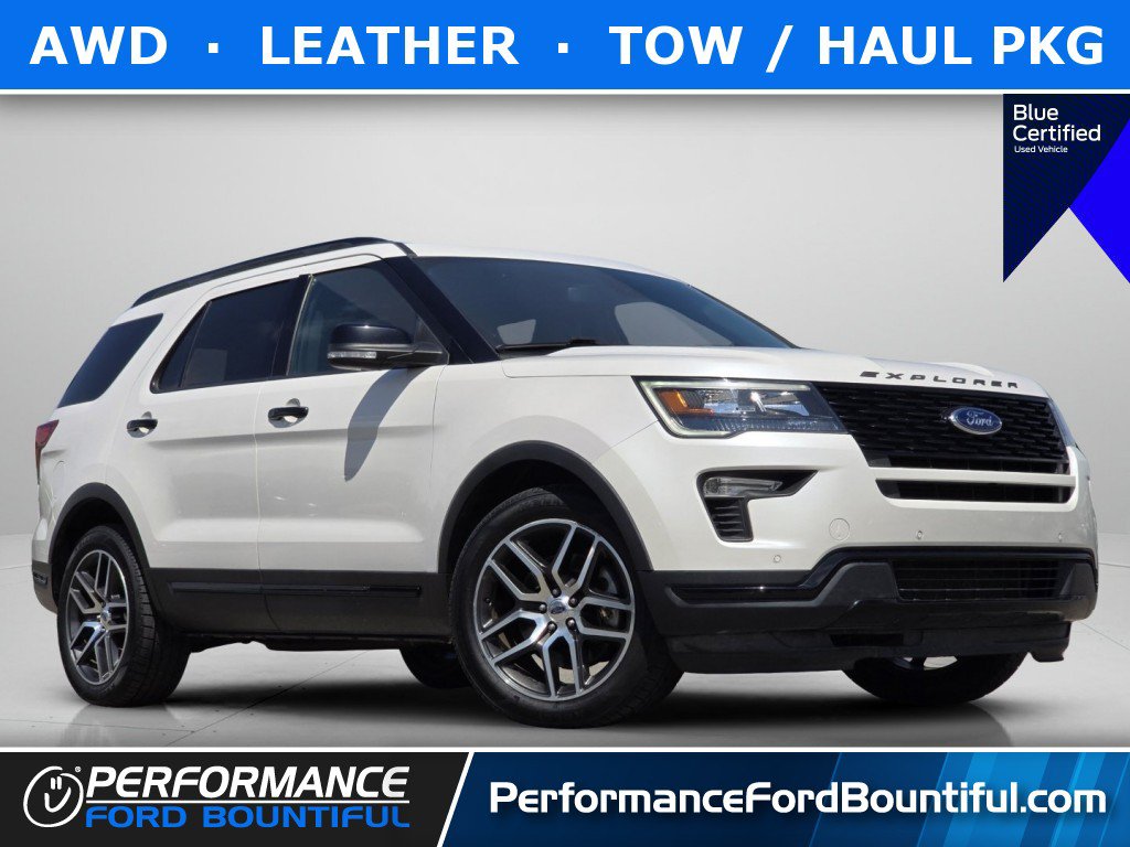 Certified 2018 Ford Explorer Sport w/ Ford Safe & Smart Package