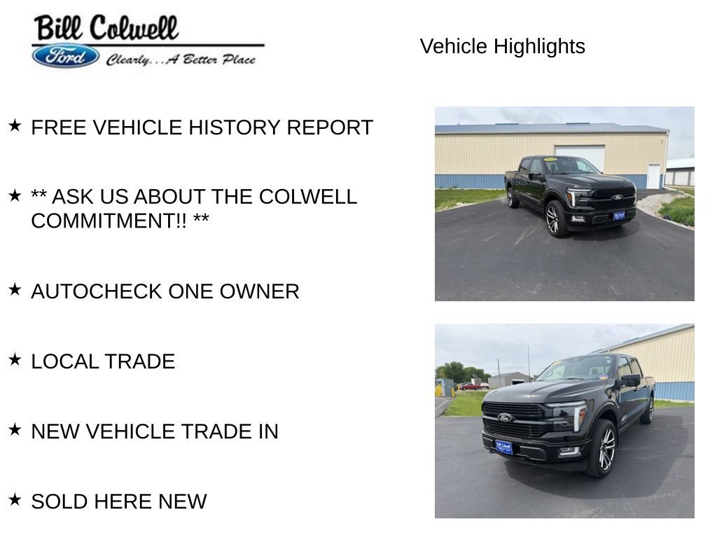 Certified 2025 Ford F150 Platinum w/ Equipment Group 702A High AWD/4WD image 11