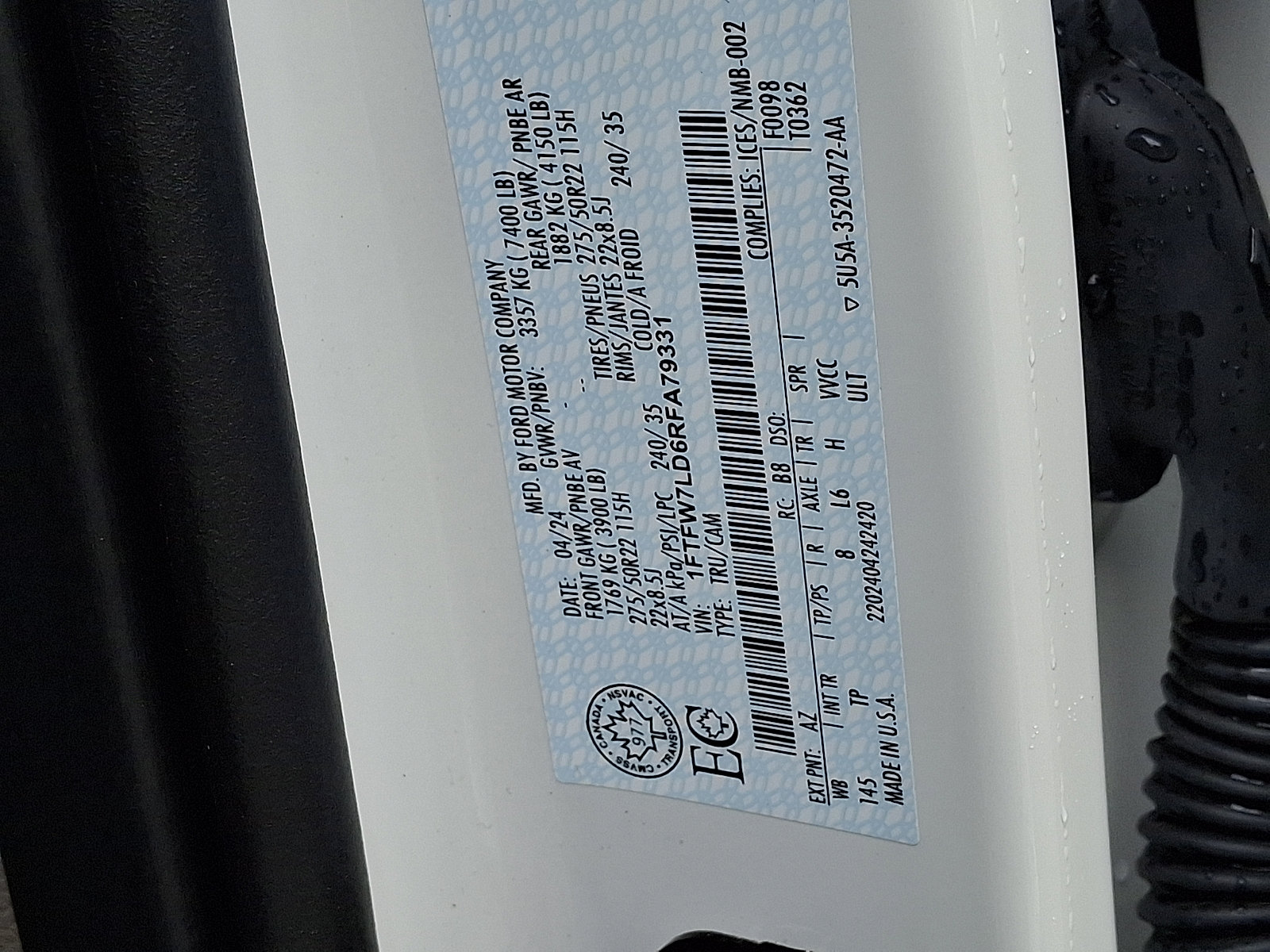 Certified 2024 Ford F150 Platinum w/ Equipment Group 703A Plus AWD/4WD image 31