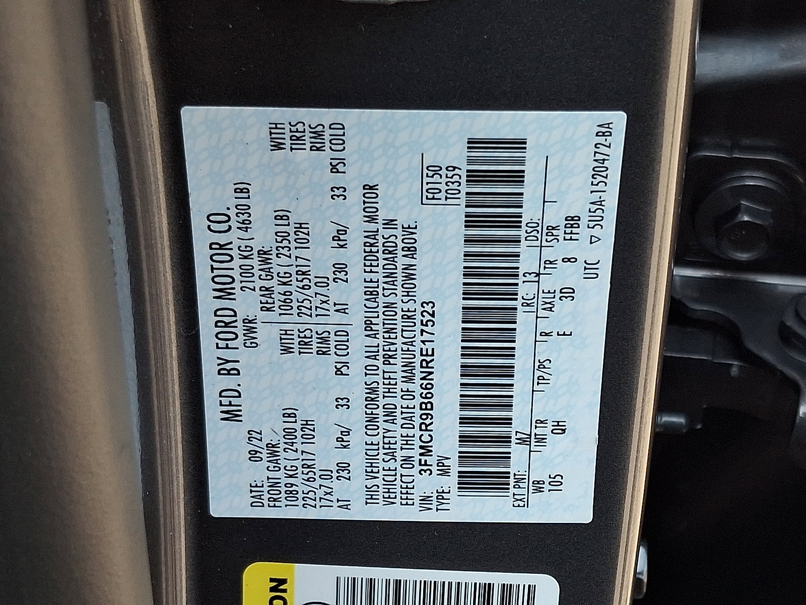 Certified 2022 Ford Bronco Sport Big Bend w/ Convenience Package AWD/4WD image 27