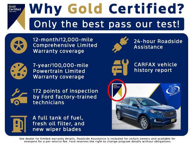 Certified 2024 Ford Edge SEL w/ Convenience Package AWD/4WD image 4