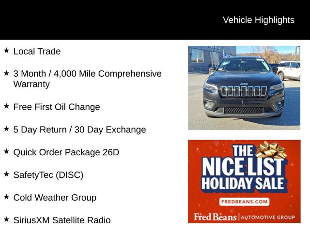 Used 2019 Jeep Cherokee Latitude Plus w/ Cold Weather Group video 3