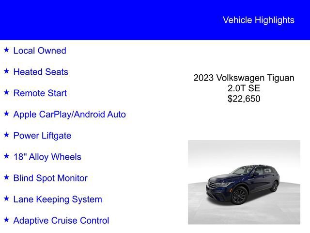 Used 2023 Volkswagen Tiguan SE image 6