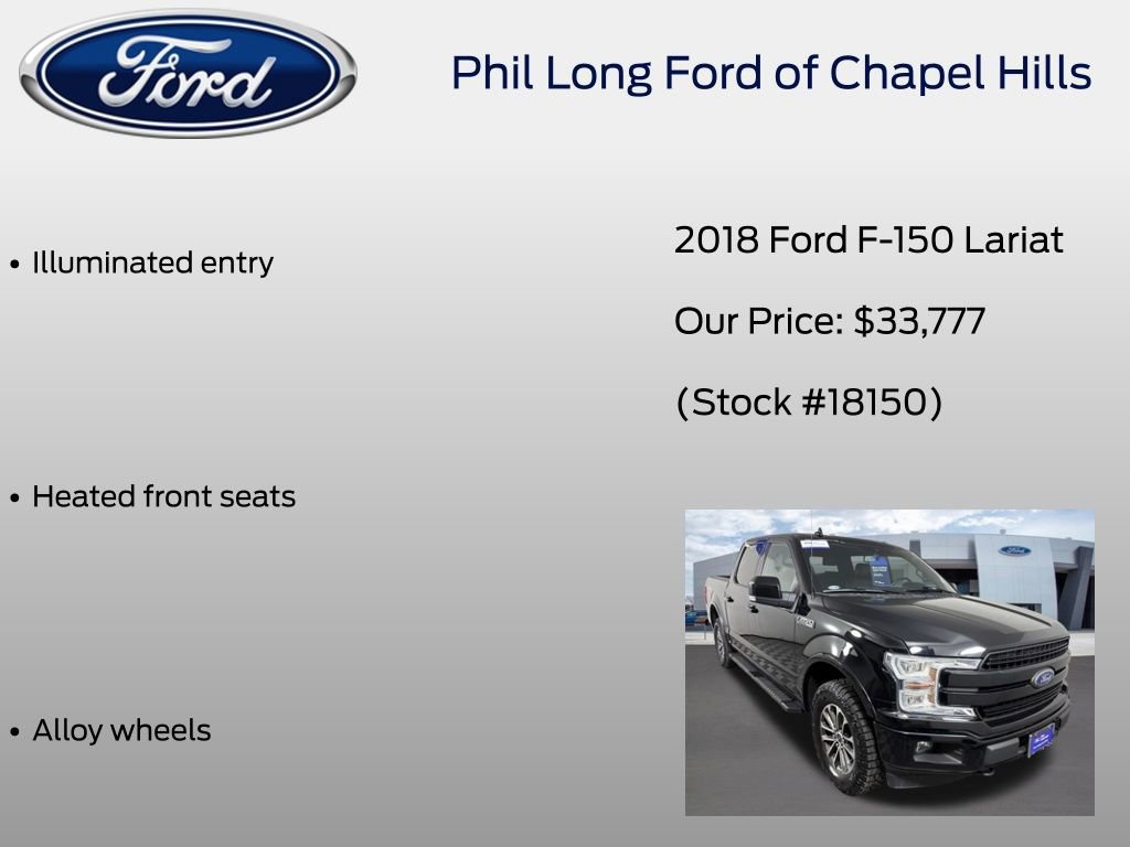 Certified 2018 Ford F150 Lariat w/ Equipment Group 502A Luxury image 37