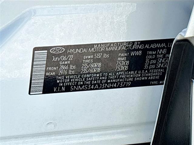 Used 2022 Hyundai Santa Fe SEL w/ Convenience + Premium Package FWD image 35