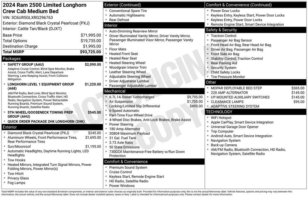 Used 2024 RAM 2500 Limited w/ Safety Group AWD/4WD image 5